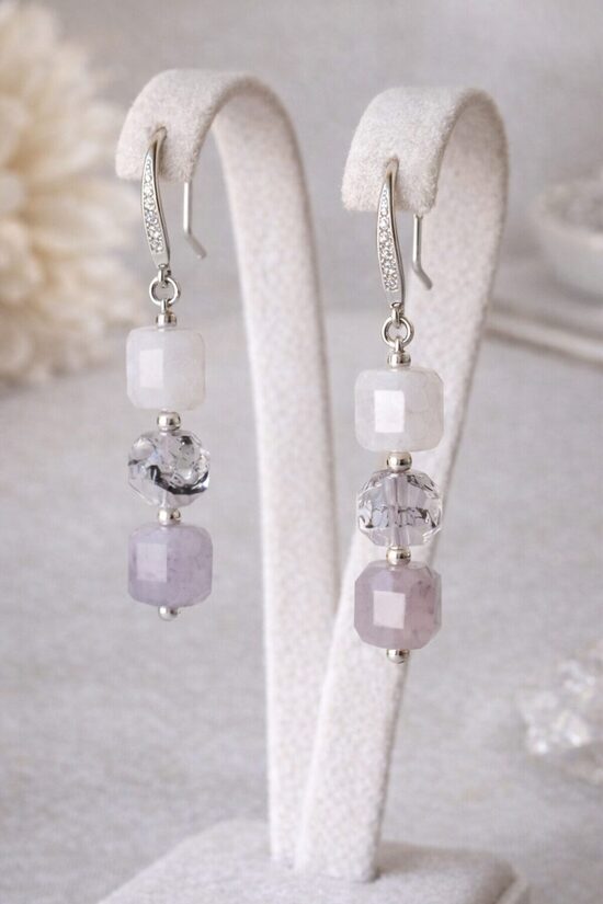 Dabīgo pērļu auskari "Austrālijas spārns"